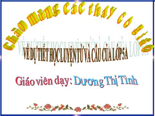 Tuần 12-13. MRVT: Bảo vệ môi trường