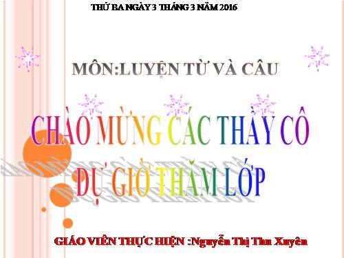 Tuần 20-21-22-23. Nối các vế câu ghép bằng quan hệ từ