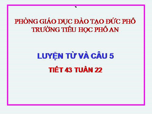 Tuần 20-21-22-23. Nối các vế câu ghép bằng quan hệ từ