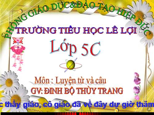 Tuần 12-13. Luyện tập về quan hệ từ