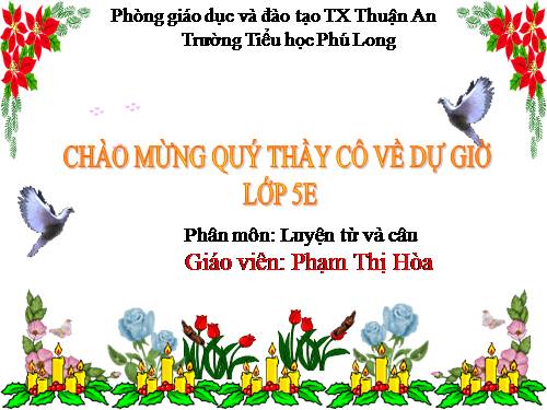 Tuần 15-16. Tổng kết vốn từ