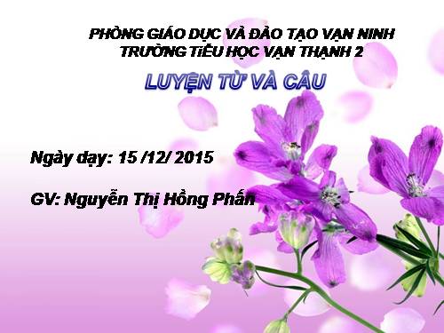 Tuần 15. MRVT: Hạnh phúc