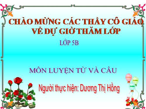 Tuần 7. Từ nhiều nghĩa