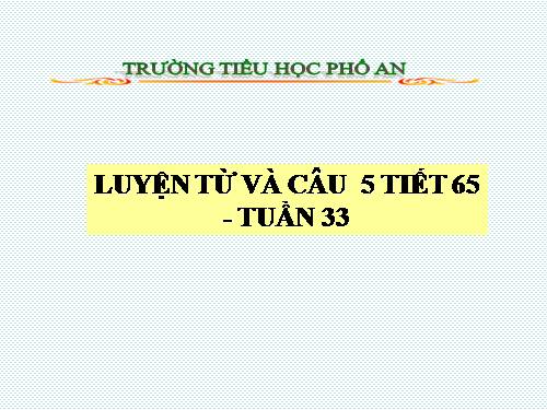 Tuần 33. MRVT: Trẻ em