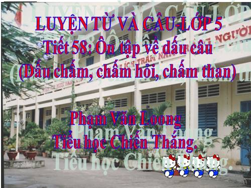 Tuần 29. Ôn tập về dấu câu (Dấu chấm, chấm hỏi, chấm than)