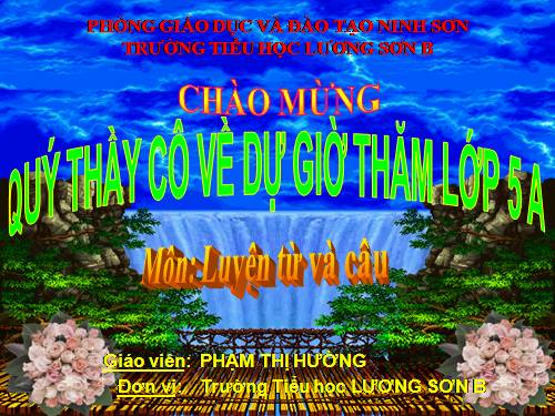 Tuần 25. Liên kết các câu trong bài bằng cách thay thế từ ngữ