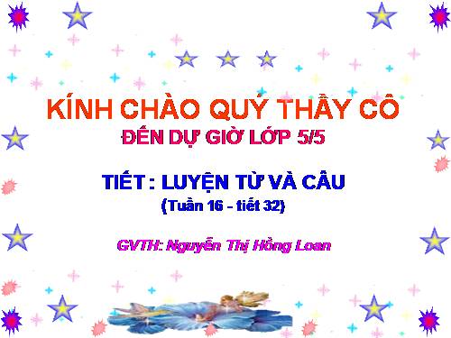 Tuần 15-16. Tổng kết vốn từ