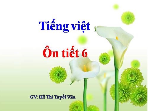 Tuần 10. Ôn tập Giữa Học kì I