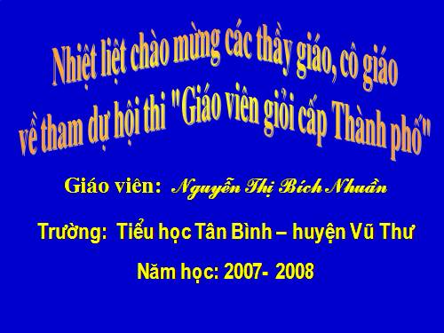 Tuần 26-27. MRVT: Truyền thống