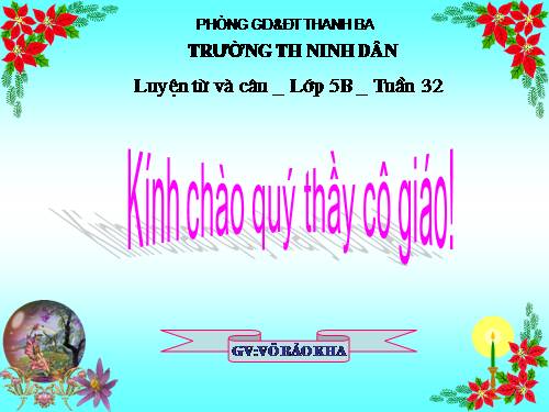 Tuần 32. Ôn tập về dấu câu (Dấu hai chấm)