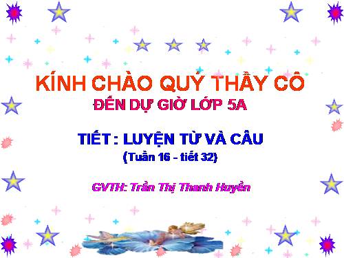 Tuần 15-16. Tổng kết vốn từ