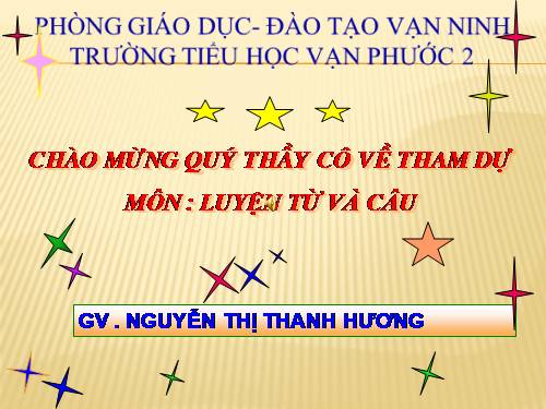 Tuần 5. Từ đồng âm