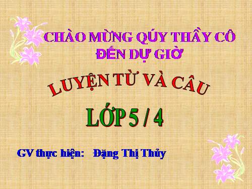 Tuần 9. Đại từ