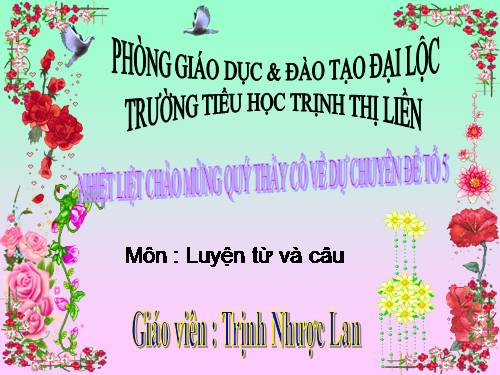 Tuần 14. Ôn tập về từ loại