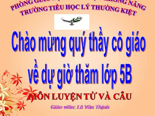 Tuần 11. Đại từ xưng hô