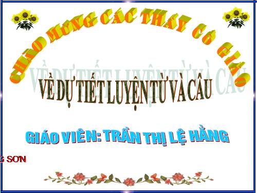 Tuần 4. Từ trái nghĩa