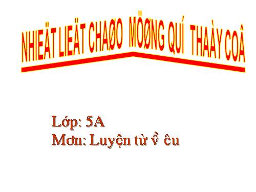 Tuần 4. Từ trái nghĩa