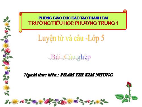 Tuần 19. Câu ghép