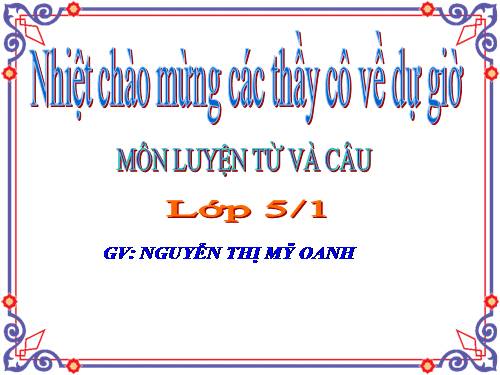Tuần 7. Từ nhiều nghĩa