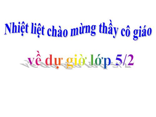 Tuần 8-9. MRVT: Thiên nhiên