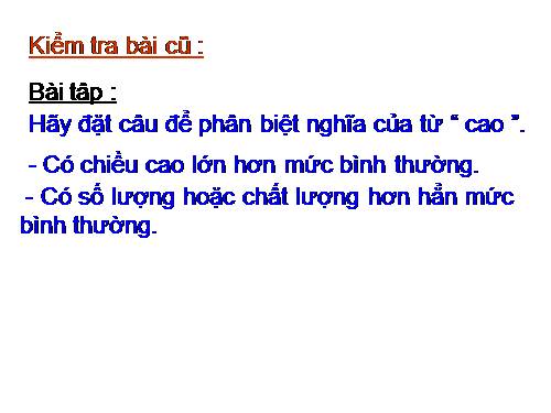 Tuần 8-9. MRVT: Thiên nhiên