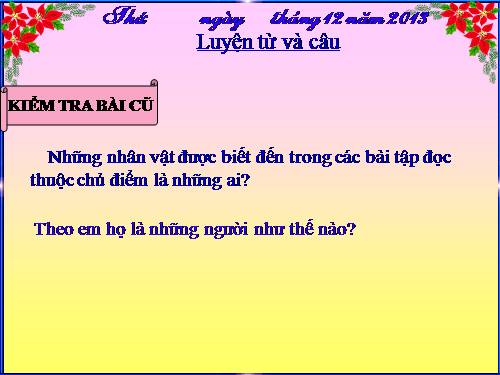 Tuần 15. MRVT: Hạnh phúc