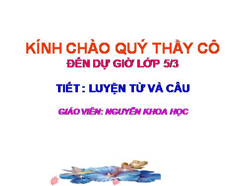 Tuần 15-16. Tổng kết vốn từ