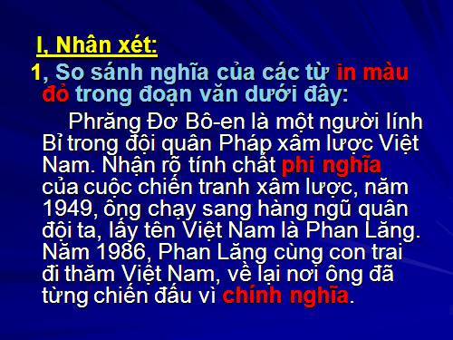 Tuần 4. Từ trái nghĩa