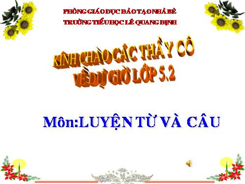 Tuần 12-13. MRVT: Bảo vệ môi trường