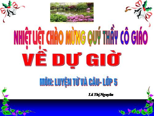 Tuần 34. Ôn tập về dấu câu (Dấu gạch ngang)