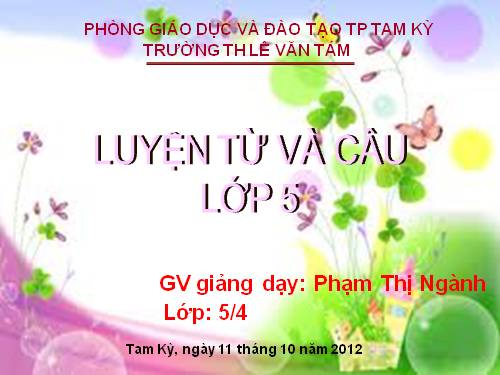 Tuần 7-8. Luyện tập về từ nhiều nghĩa