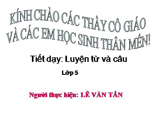 Tuần 8-9. MRVT: Thiên nhiên