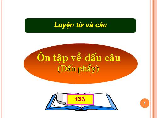 Tuần 30-31-32. Ôn tập về dấu câu (Dấu phẩy)