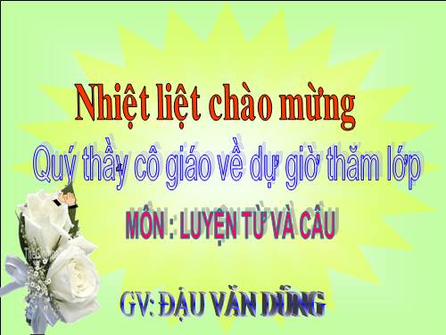 Tuần 30. MRVT: Nam và nữ