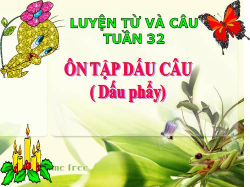 Tuần 30-31-32. Ôn tập về dấu câu (Dấu phẩy)