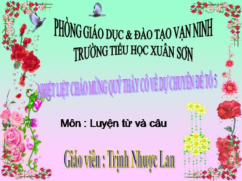 Tuần 14. Ôn tập về từ loại