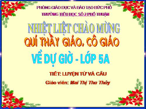 Tuần 8-9. MRVT: Thiên nhiên