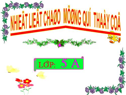 Tuần 4. Từ trái nghĩa