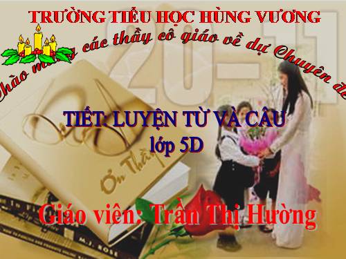 Tuần 15-16. Tổng kết vốn từ