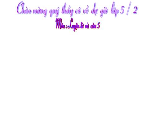 Tuần 26. Luyện tập thay thế từ ngữ để liên kết câu