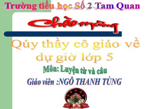 Tuần 20-21. MRVT: Công dân