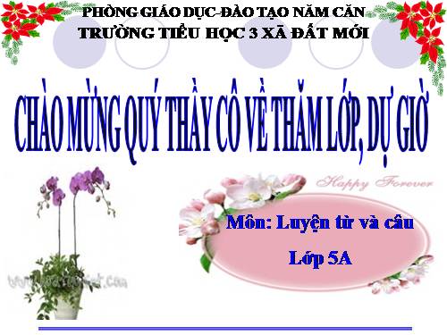 Tuần 17. Ôn tập về từ và cấu tạo từ