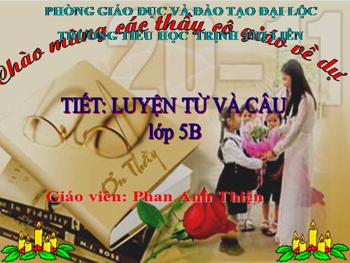 Tuần 15-16. Tổng kết vốn từ