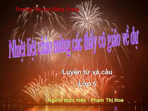 Tuần 4. Luyện tập về từ trái nghĩa