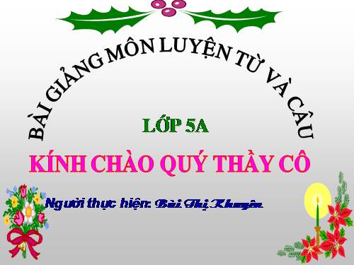 Tuần 9. Đại từ