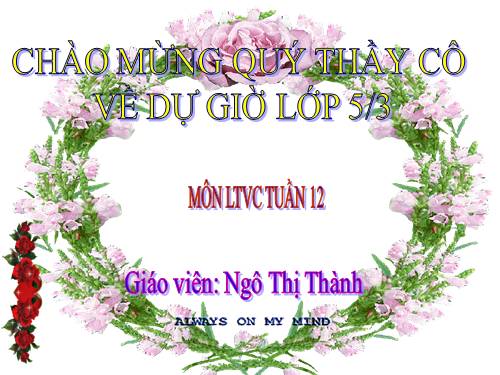 Tuần 12-13. MRVT: Bảo vệ môi trường