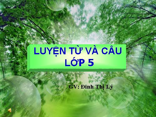 Tuần 7-8. Luyện tập về từ nhiều nghĩa