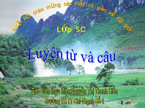 Tuần 7-8. Luyện tập về từ nhiều nghĩa