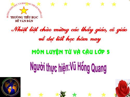 Tuần 9. Đại từ