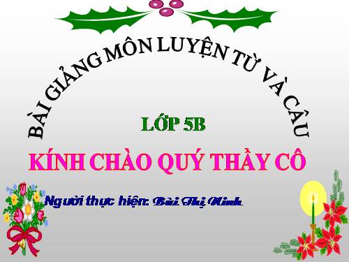 Tuần 9. Đại từ